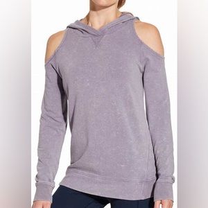 Brand new with tags Calia hooded sweatshirt with shoulder cutouts